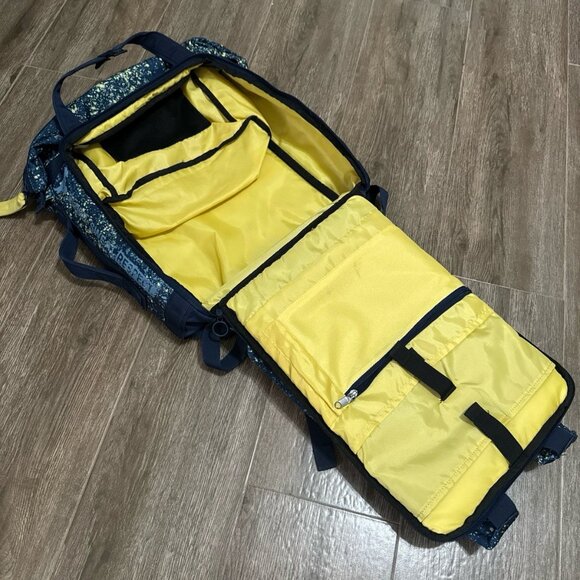 Under Armour Project Rock Gym Duffle Backpack Blue camouflage print - Picture 3 of 10